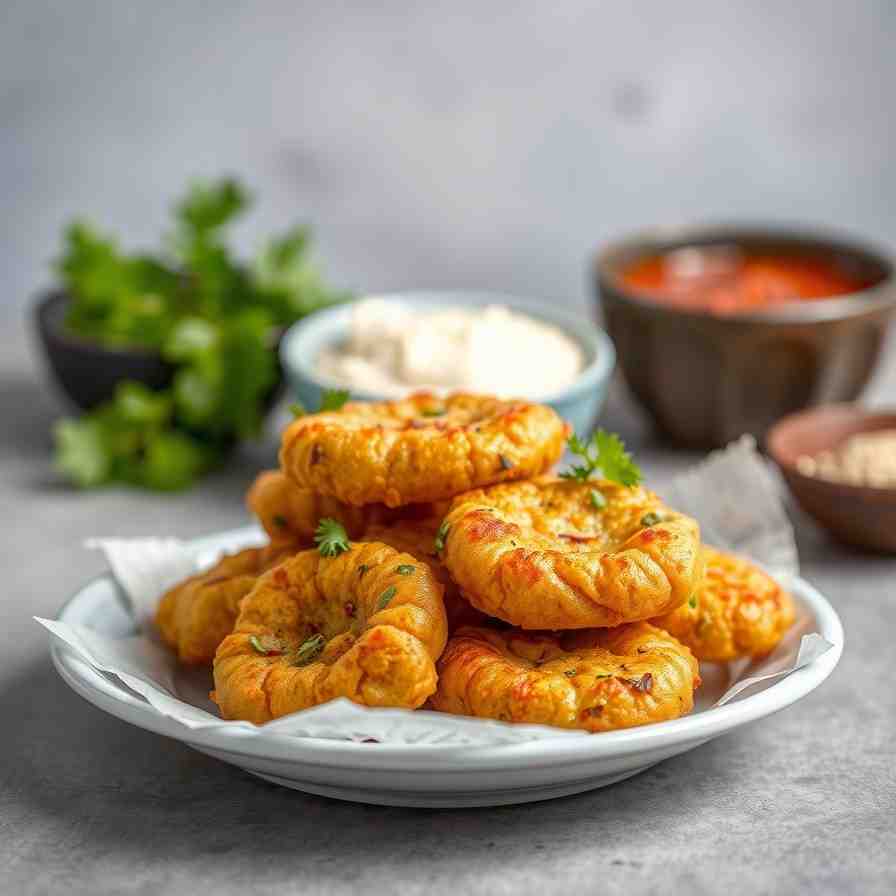 Crispy Begun Bhaja - Gluten-Free Vegan Snack